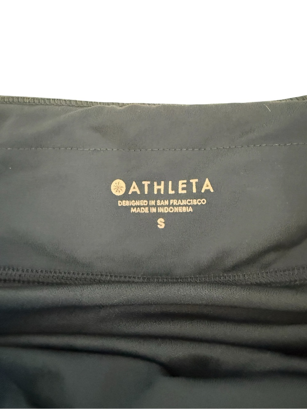 Athleta Navy Laser-Cut Running Short - Picture 8 of 8